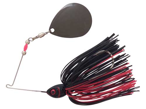 Booyah Moon Talker 3/4oz Black/Red - MarineQuest Supply