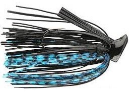 Buckeye Flat Top Finesse Jig 1/4oz Black/Blue - MarineQuest Supply