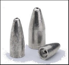 Bullet Weight Worm Sinker Zip Lock 3/4oz 3ct - MarineQuest Supply