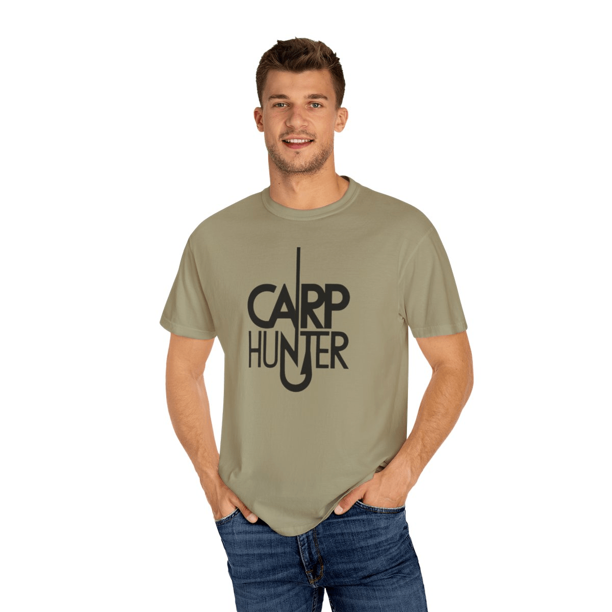 Catch Carp in Style with Our “Carp Hunter” Unisex Garment - Dyed T-shirt - MarineQuest Supply
