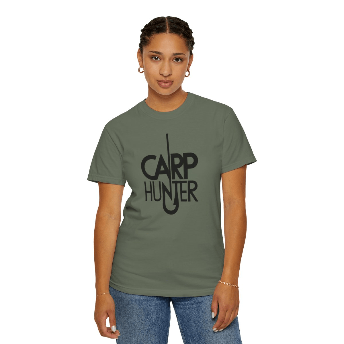 Catch Carp in Style with Our “Carp Hunter” Unisex Garment - Dyed T-shirt - MarineQuest Supply