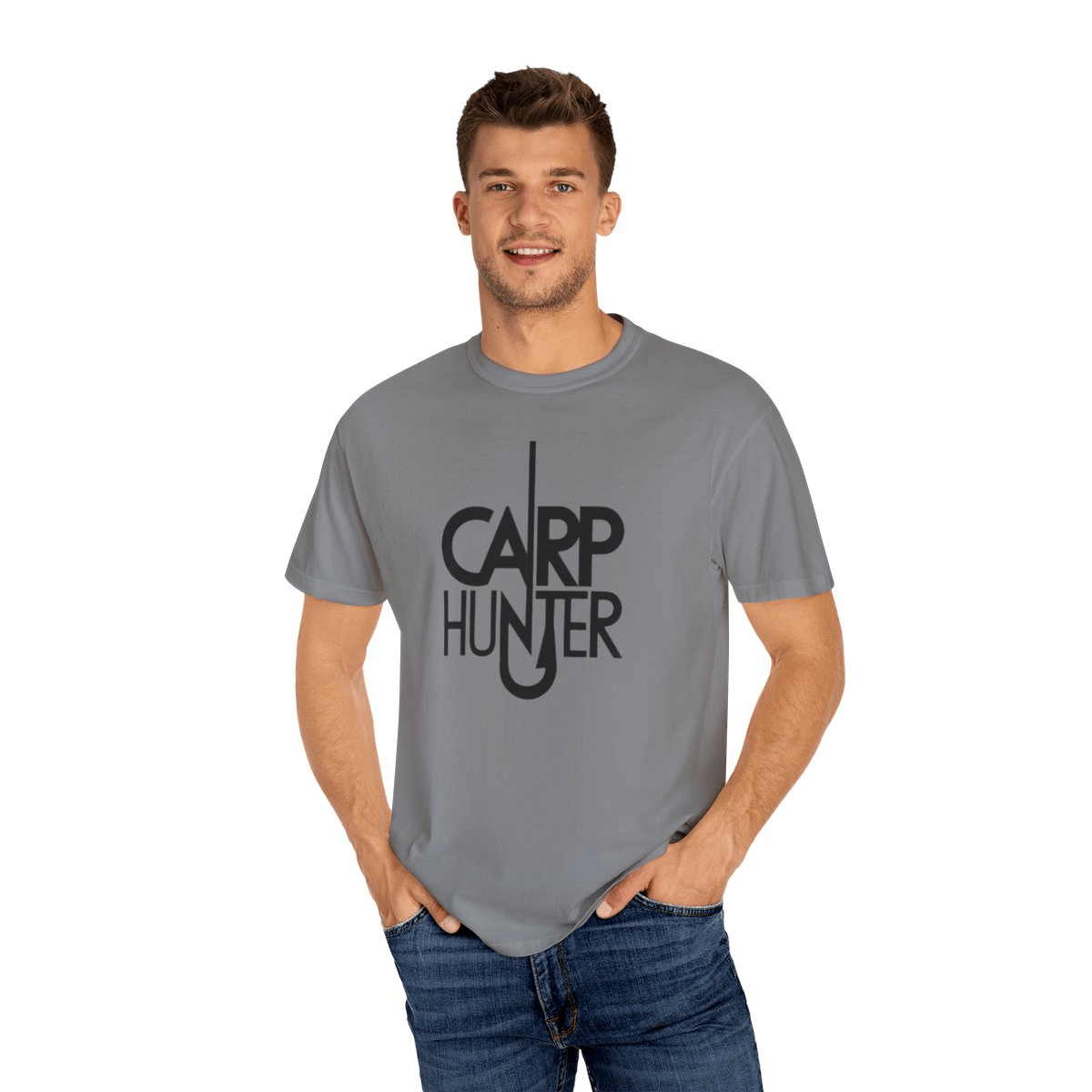 Catch Carp in Style with Our “Carp Hunter” Unisex Garment - Dyed T-shirt - MarineQuest Supply