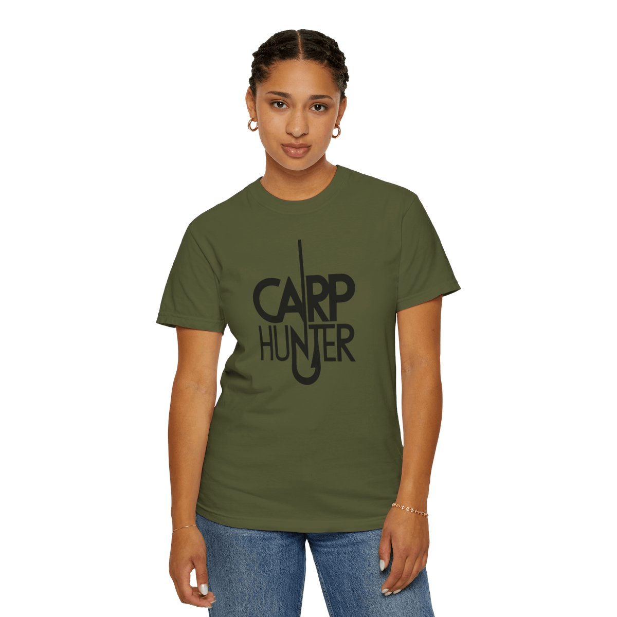 Catch Carp in Style with Our “Carp Hunter” Unisex Garment - Dyed T-shirt - MarineQuest Supply
