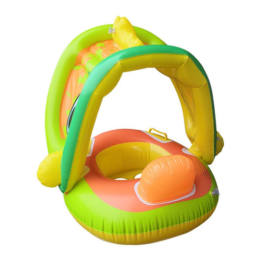 Childrens Swimming Rings Inflatable Detachable Canopy Seat Ring Pvc Baby Swimming Ring Childrens Bath Tub With Sunshade Toys - MarineQuest Supply