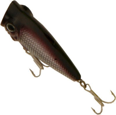 Creme Pond Favorites Popper 2" Black/Purple - MarineQuest Supply