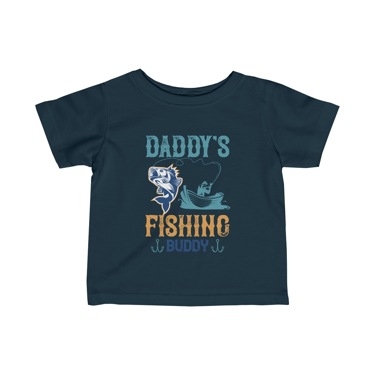 Discover Our Infant Fine Jersey Tee - Daddy's Fishing Buddy Edition - MarineQuest Supply