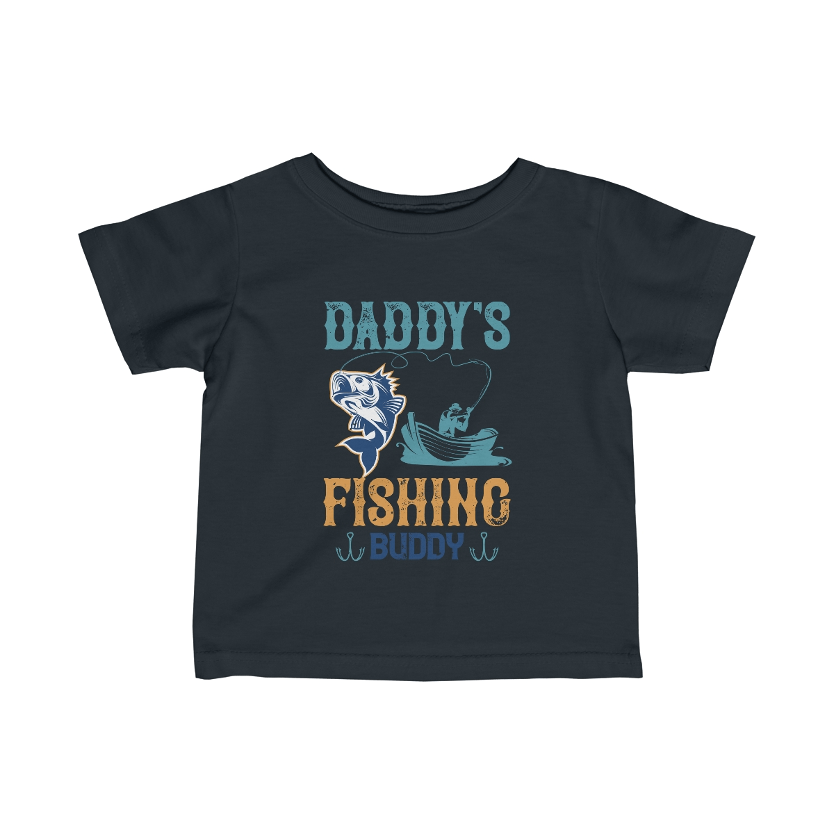 Discover Our Infant Fine Jersey Tee - Daddy's Fishing Buddy Edition - MarineQuest Supply