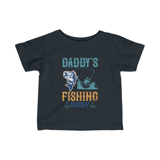 Discover Our Infant Fine Jersey Tee - Daddy's Fishing Buddy Edition - MarineQuest Supply
