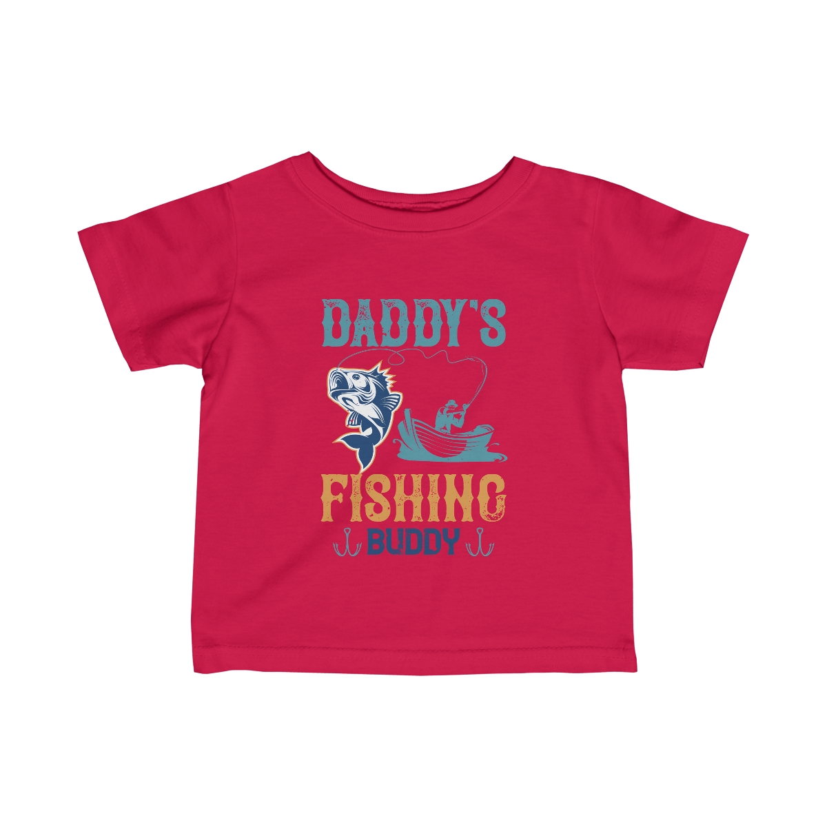 Discover Our Infant Fine Jersey Tee - Daddy's Fishing Buddy Edition - MarineQuest Supply