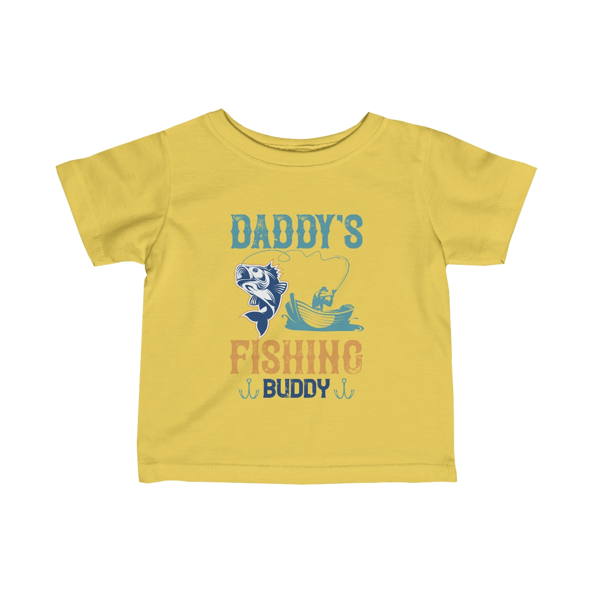 Discover Our Infant Fine Jersey Tee - Daddy's Fishing Buddy Edition - MarineQuest Supply