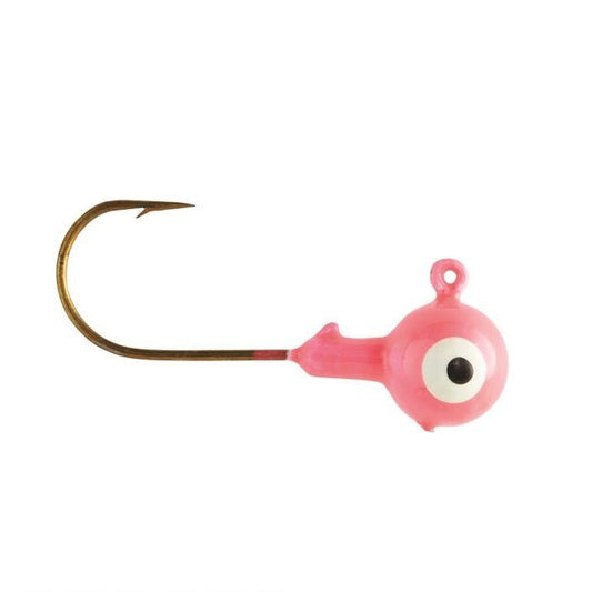 Eagle Claw Ball Jig Head 1/4 10ct Pink - MarineQuest Supply