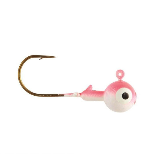 Eagle Claw Ball Jig Head 1/8 10ct Pink/Pearl - MarineQuest Supply