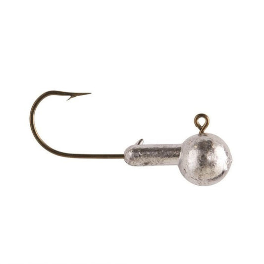 Eagle Claw Ball Jig Head 3/8 10ct Unpainted - MarineQuest Supply