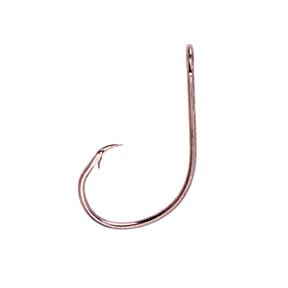 Eagle Claw Circle Bait Black Nickle Hook 6ct Size 4/0 - MarineQuest Supply