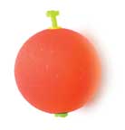 Eagle Claw Float Round Foam Weighted Snap - On Red 2ct 11/2" - MarineQuest Supply