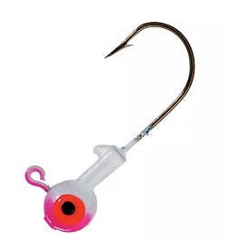 Eagle Claw Jig Head 3/8 10ct Pink/Pearl - MarineQuest Supply