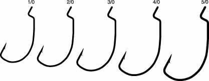 Eagle Claw Pro Worm Wide Gap Red 5ct Size 5/0 - MarineQuest Supply