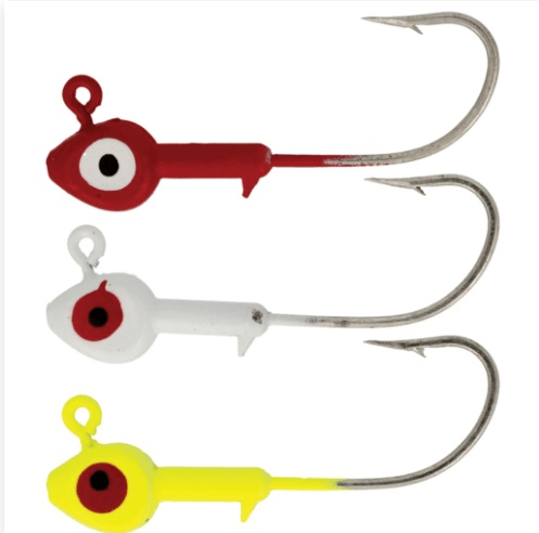 Eagle Claw Saltwater Fish Head 1/8oz 10ct Assorted - MarineQuest Supply