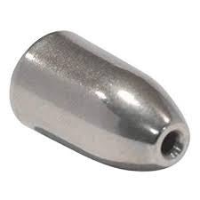 Eagle Claw Sinker Tungsten Worm Weight Plain 1/8oz 4ct - MarineQuest Supply