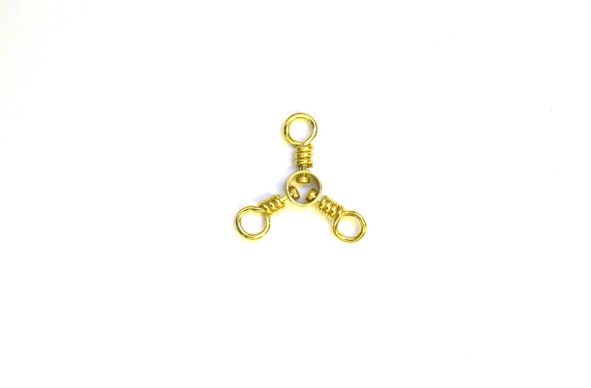 Eagle Claw Swivel - Brass 3 - Way 12ct/12pk Size 2/0 - MarineQuest Supply