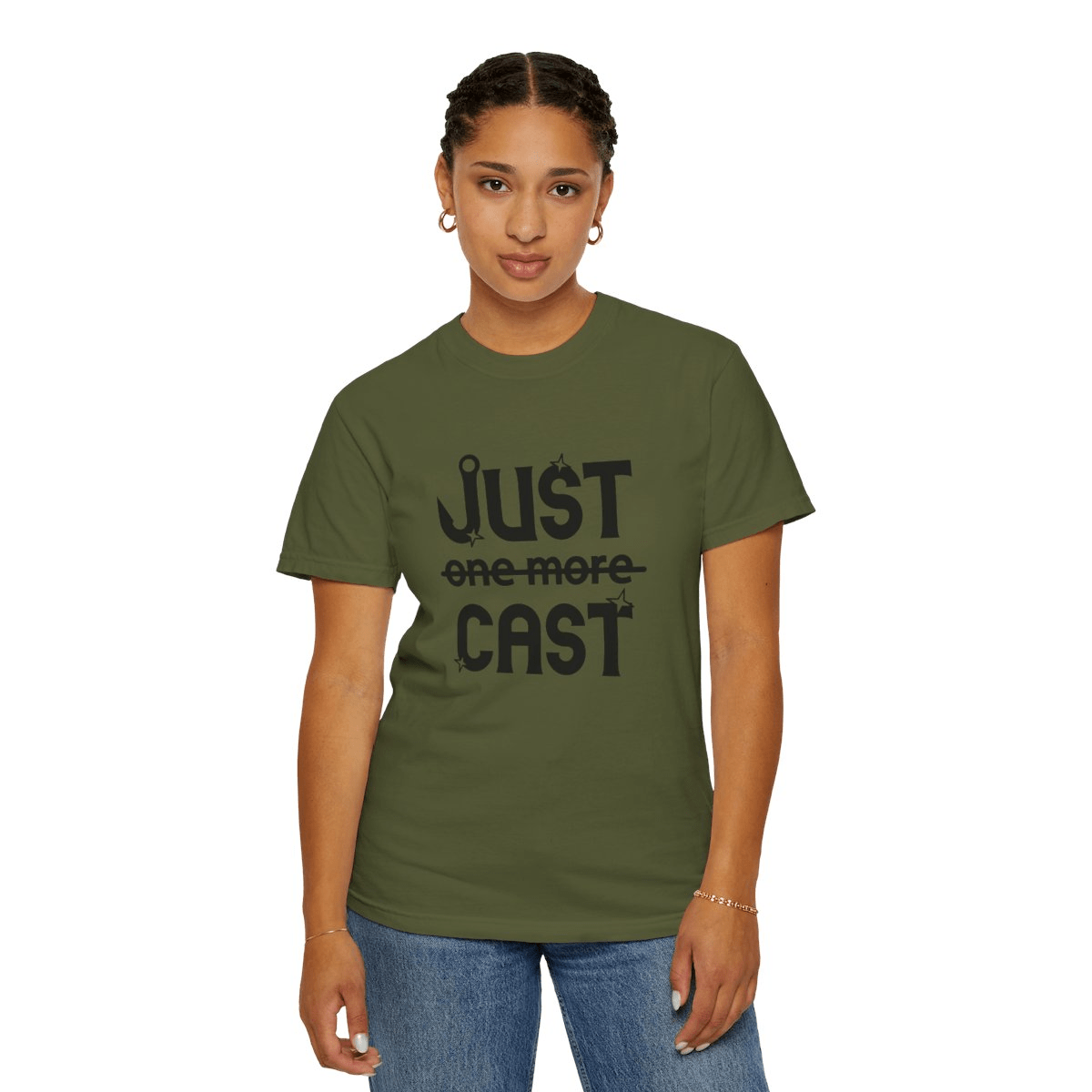 Elevate Your Style with Our Just Cast Print Garment - Dyed T-shirt - MarineQuest Supply