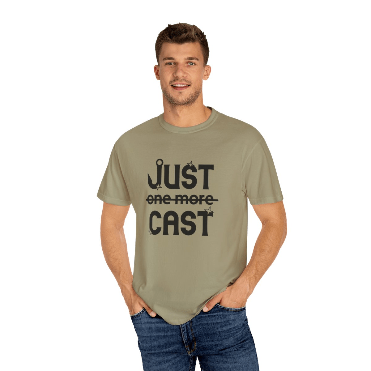 Elevate Your Style with Our Just Cast Print Garment - Dyed T-shirt - MarineQuest Supply