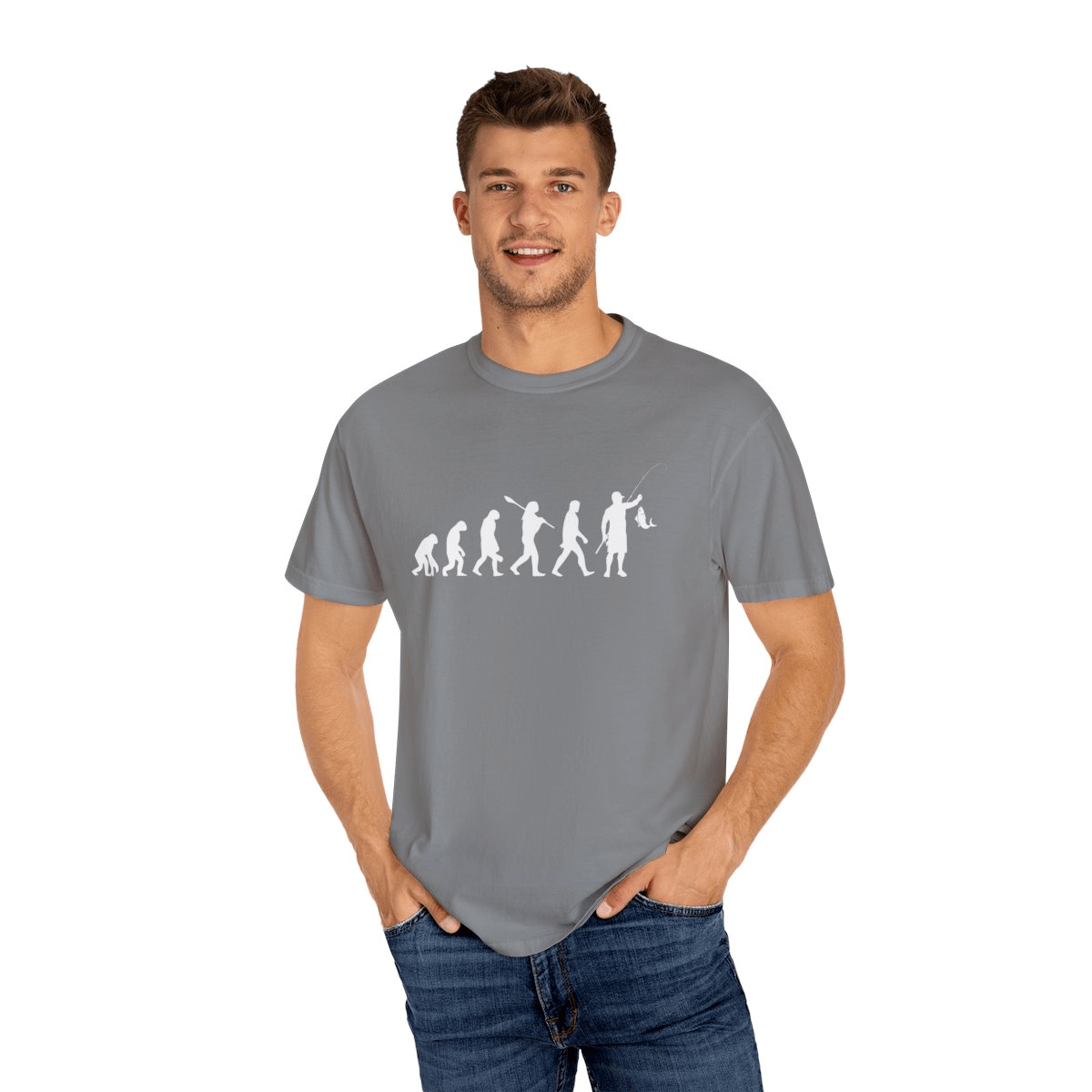 Explore the Evolution of Angler: Unisex Garment - Dyed T-shirt - MarineQuest Supply