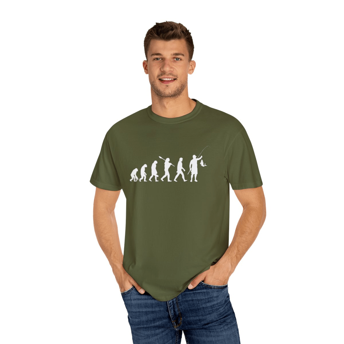 Explore the Evolution of Angler: Unisex Garment - Dyed T-shirt - MarineQuest Supply