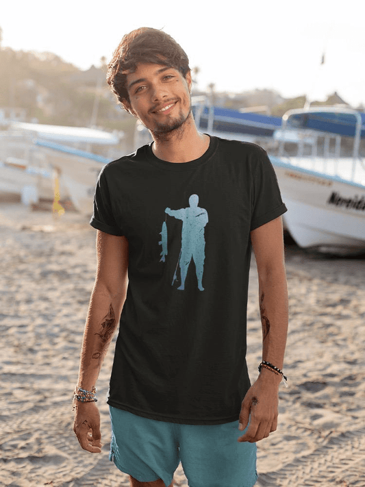 Fishing Shadow T-shirt - SmartPrintsInk Designs - MarineQuest Supply