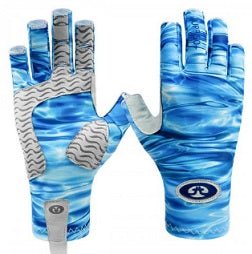 Flying Fisherman SunBandit Pro Series Gloves Blue Water L/XL - MarineQuest Supply