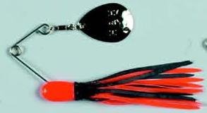 H&H Double Spinner 3/8 (6cd) Orange - Black/Orange - MarineQuest Supply