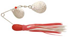 H&H Double Spinner 3/8 (6cd) Red/White - MarineQuest Supply