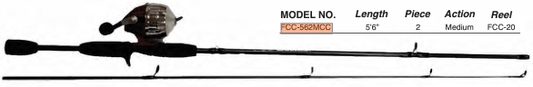 HT First Cast Combo Spincast 5'6" 2pc M - MarineQuest Supply