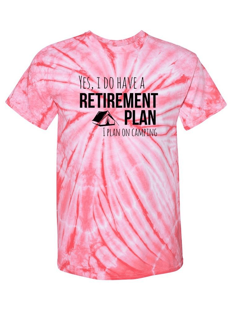 I Plan On Camping Retirement T-shirt - MarineQuest Supply