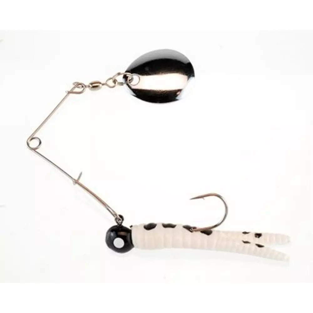 Johnson Beetle Spin®1/16oz White/Black Spots - MarineQuest Supply