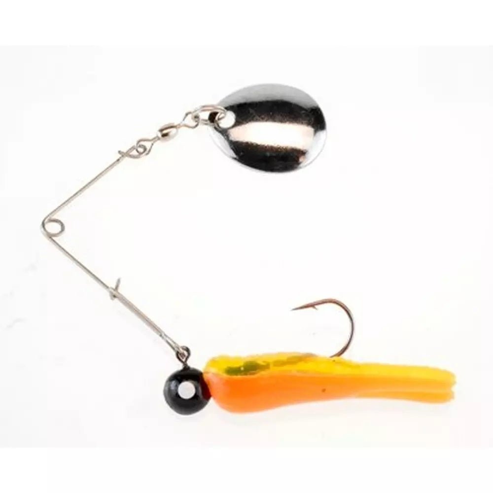 Johnson Beetle Spin®1/4oz Black/Chartreuse/Orange - MarineQuest Supply