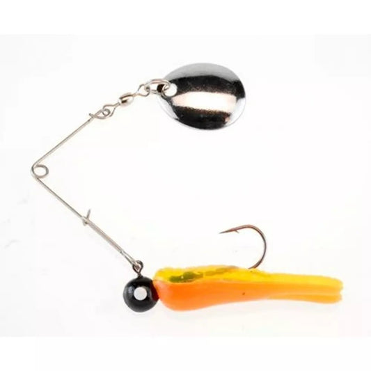 Johnson Beetle Spin®1/4oz Black/Chartreuse/Orange - MarineQuest Supply