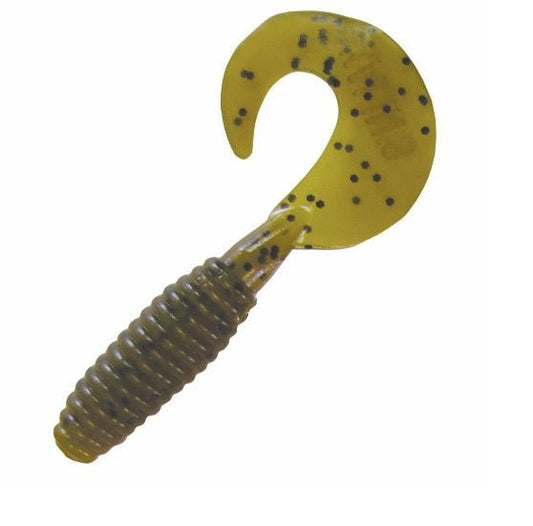 Kalins Lunker Grub 5" 10ct Green Pumpkinseed - MarineQuest Supply