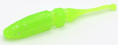Lake Fork Live Baby Shad 2.25" - 15ct Chartreuse Ice - MarineQuest Supply