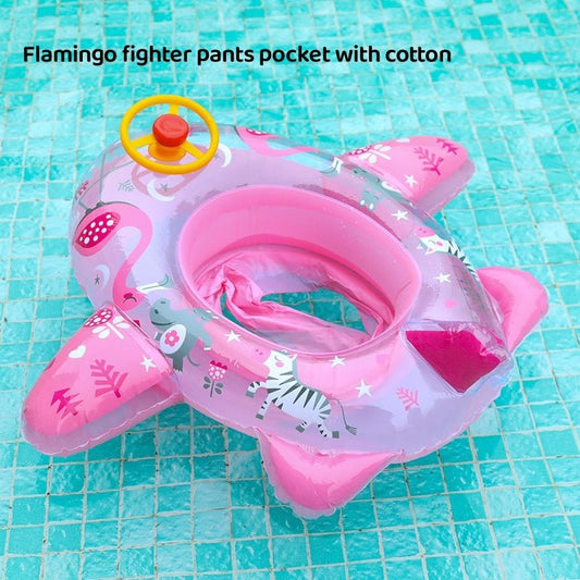 Large Thickened Car Horn Boat Steering Wheel With Canopy Swimming Ring - MarineQuest Supply