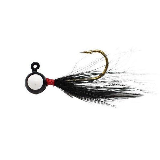 Leland Pop Eye Jig 1/64 2ct Black/Black - MarineQuest Supply