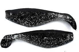 Luckie Strike Shad Minnow 4" 50ct Smoke Glitter - MarineQuest Supply