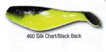 Luckie Strike Shad Minnow MC 2" 100ct Silk Chart/Black Back - MarineQuest Supply