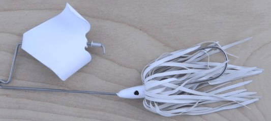 Lunker Lure Original 3/8 White/White Blade - MarineQuest Supply