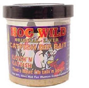 Magic Bait Hog Wild Dip Bait Blood 10oz Jar - MarineQuest Supply