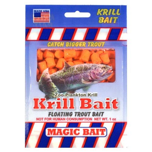 Magic Bait Trout Krill Bait 1oz Orange - MarineQuest Supply