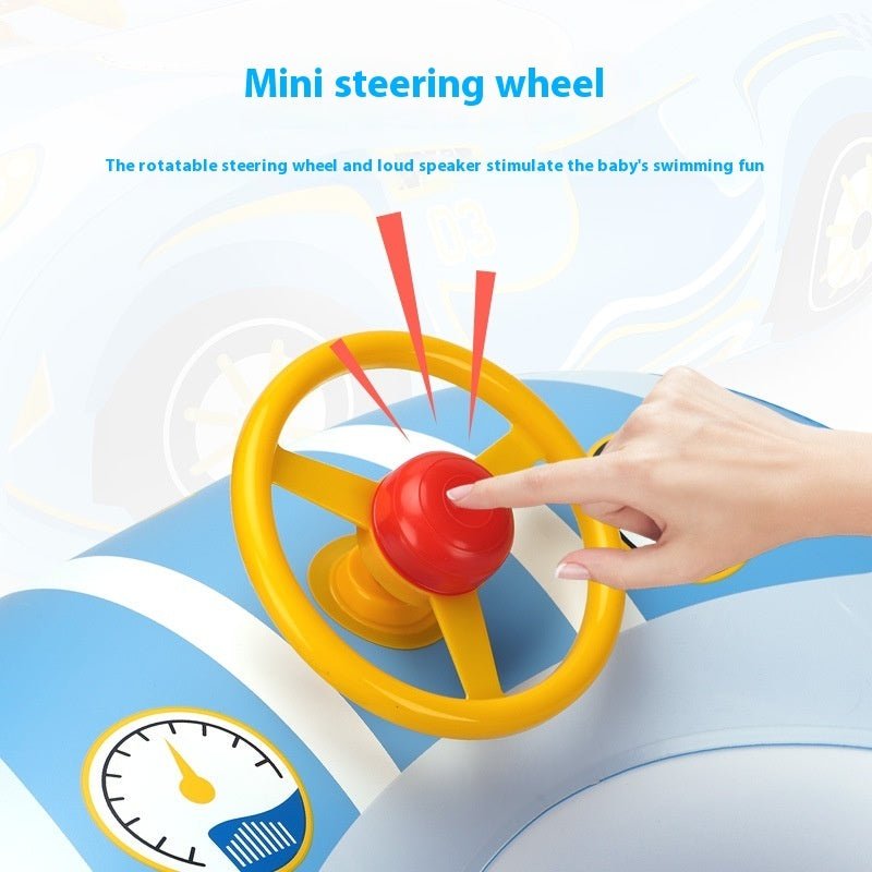 Mini Steering Wheel New Inflatable Car Pedestal Ring - MarineQuest Supply