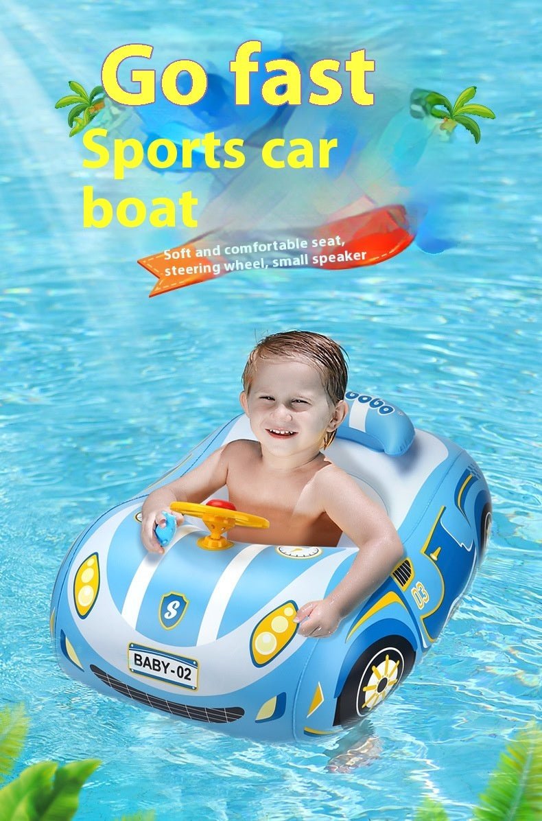 Mini Steering Wheel New Inflatable Car Pedestal Ring - MarineQuest Supply