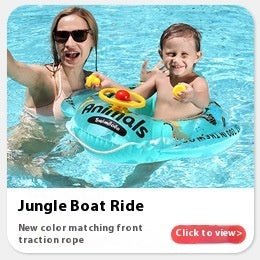 Mini Steering Wheel New Inflatable Car Pedestal Ring - MarineQuest Supply