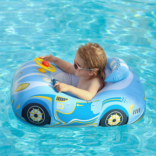 Mini Steering Wheel New Inflatable Car Pedestal Ring - MarineQuest Supply